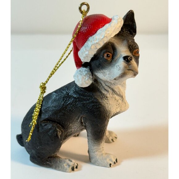 Other - Vintage Boston Terrier Dog Christmas Ornament Kurt Adler Pet